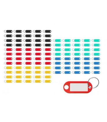 Zawieszki brelok identyfikatory do kluczy 100 szt