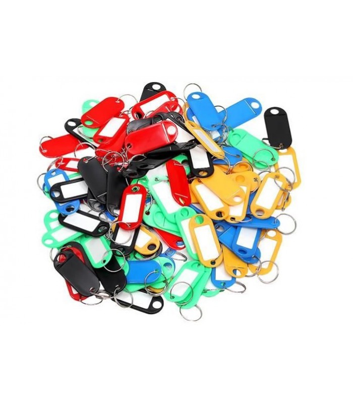 Zawieszki brelok identyfikatory do kluczy 100 szt
