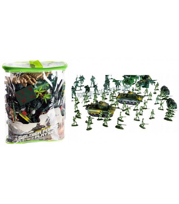 Baza Wojskowa Armia Żołnierzyki Duży Zestaw 300el.