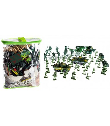 Baza Wojskowa Armia Żołnierzyki Duży Zestaw 300el.