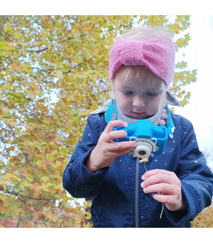 Aparat HD cyfrowy dla Dzieci  + Karta 32gb Blue 