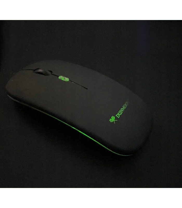 Mysz Bezprzewodowa PC Laptop SLIM Led bez baterii Cicha Mysz Dunmoon