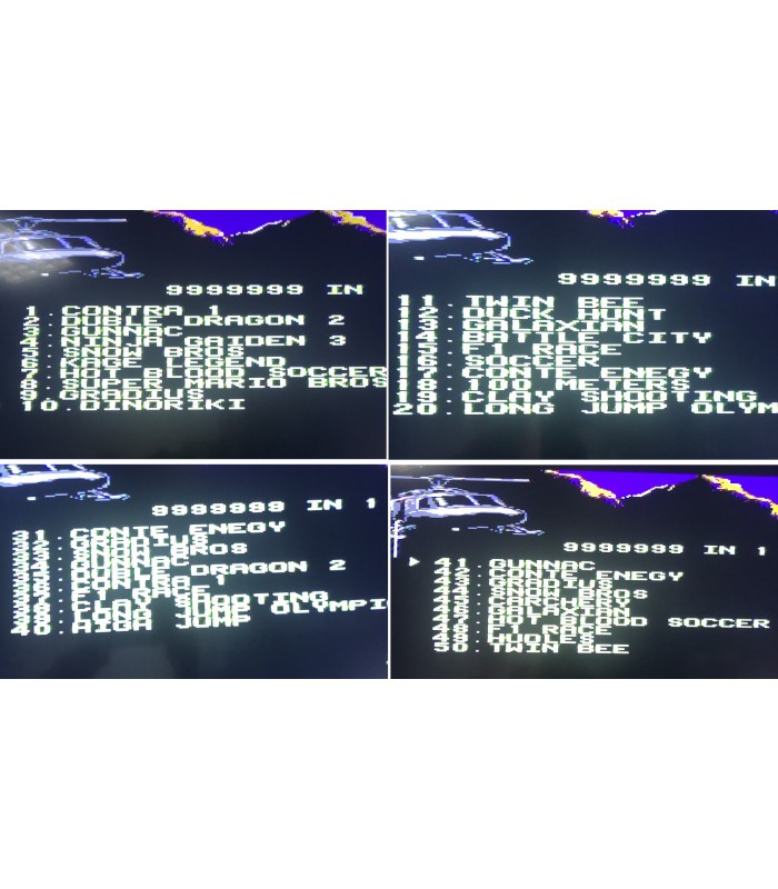 Konsola TV replika Pegasus 8 Bit gry Mario Contra