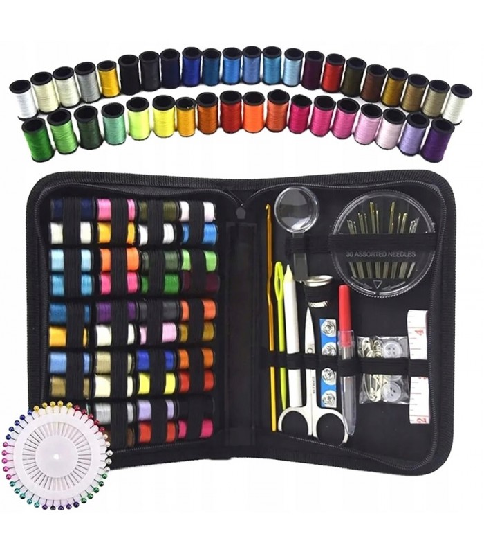 Zestaw krawiecki do szycia 129 elementów Etui 