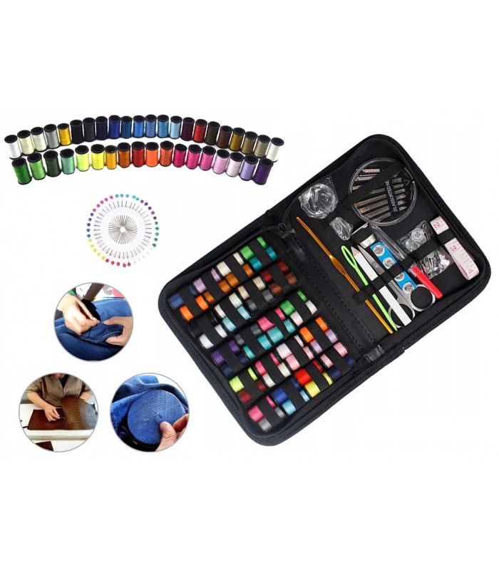 Zestaw krawiecki do szycia 129 elementów Etui 