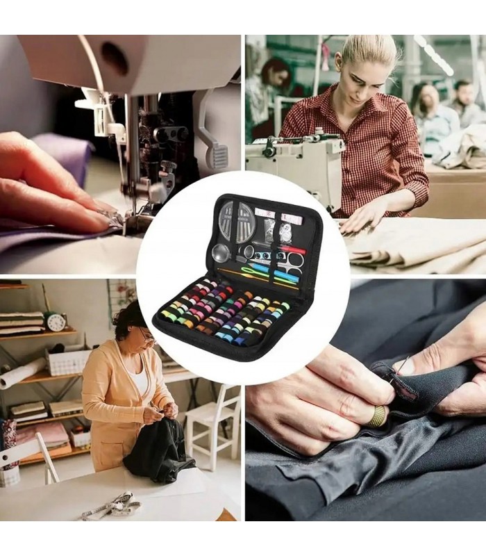 Zestaw krawiecki do szycia 129 elementów Etui 