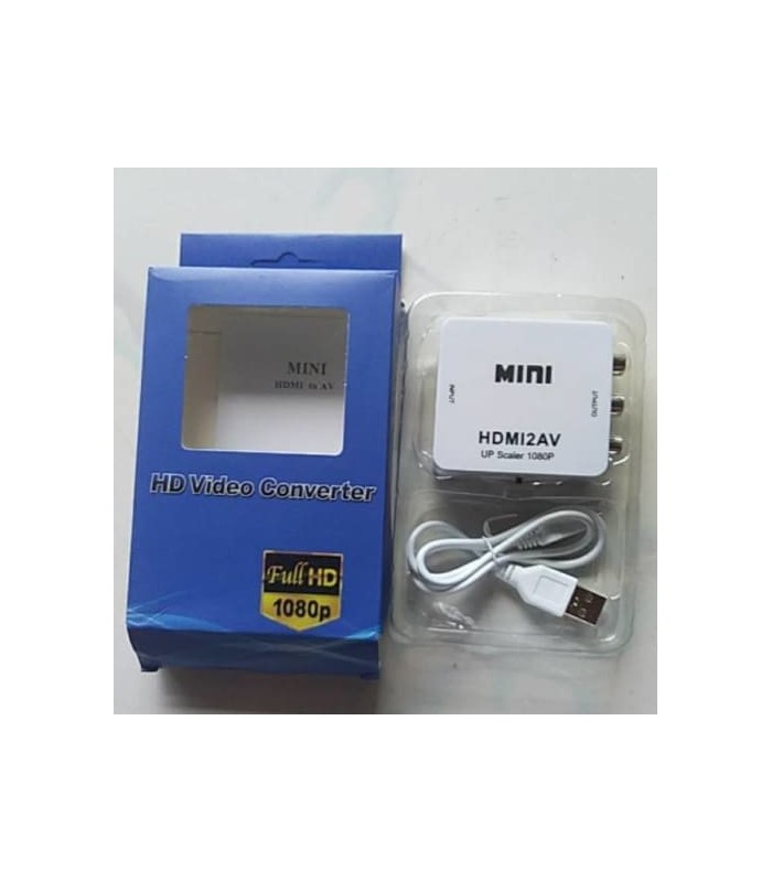 Adapter konwerter sygnału AV 3x RCA Cinch do HDMI