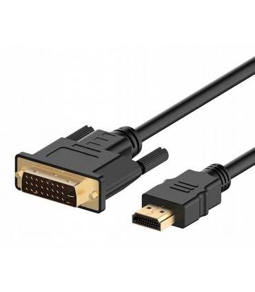 Kabel HDMI DVI Full HD Gold DVI-HDMI 2m