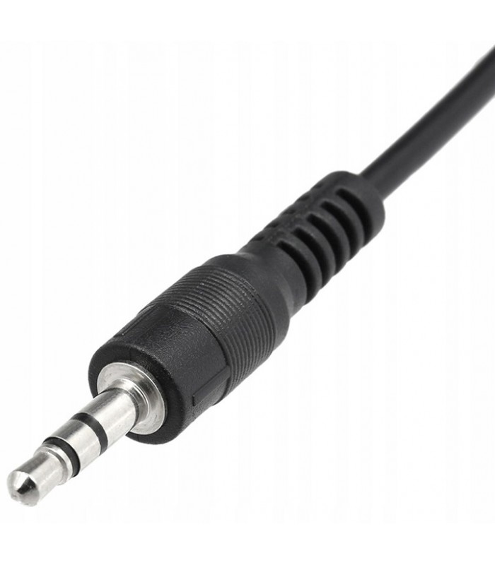 Kabel mini jack 3,5mm audio stereo 1m czarny