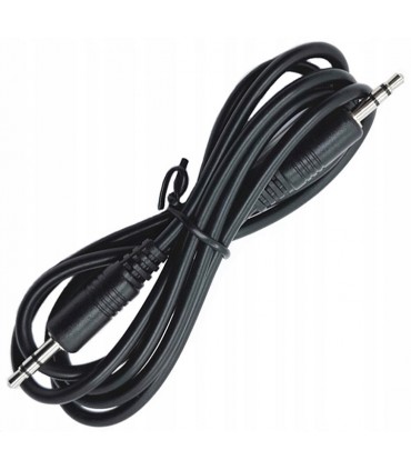 Kabel mini jack 3,5mm audio stereo 1m czarny