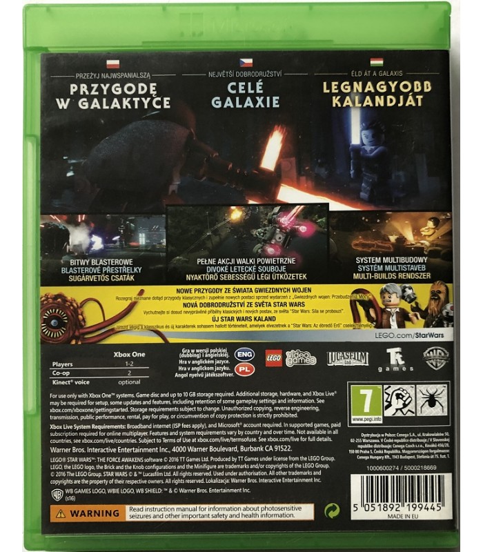 Lego Star Wars Przebudzenie Mocy Xbox One PL