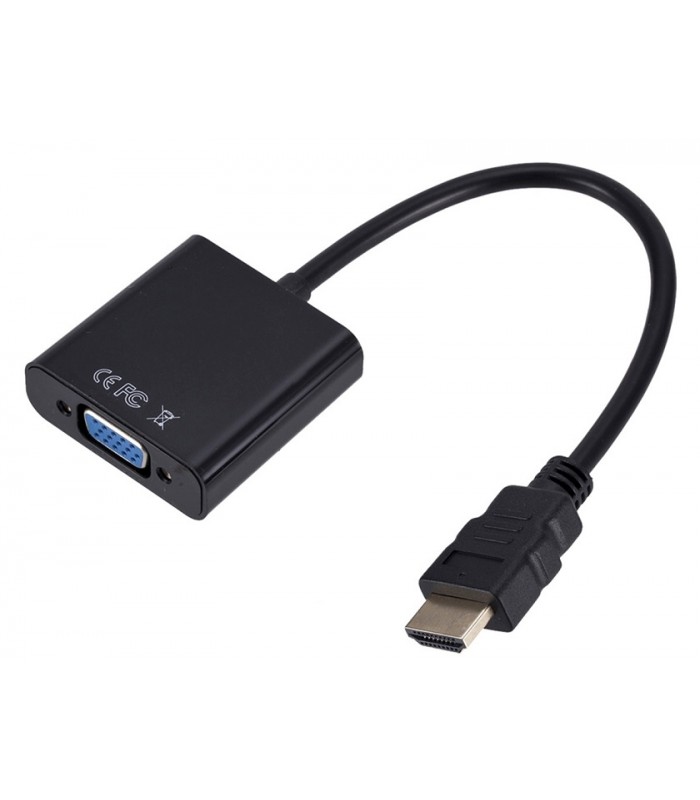 Konwerter HDMI do VGA + Audio Kabel Jack