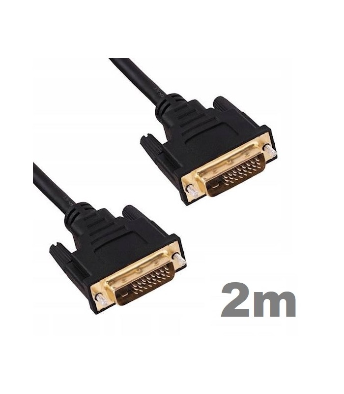 Kabel DVI-DVI 24+1 Dual Link UltraHD 2m