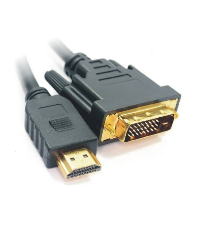 Kabel HDMI-DVI 5m GOLD DVI Full HD