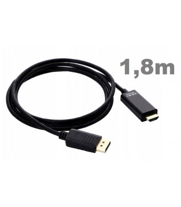 Kabel DisplayPort DP na HDMI 4K 1.8m