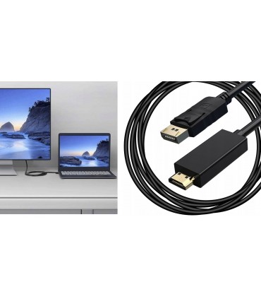 Kabel DisplayPort DP na HDMI 4K 1.8m