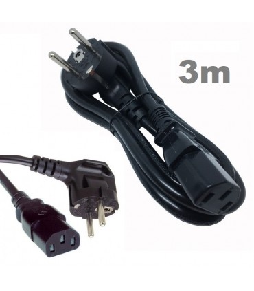 Kabel zasilający ATX 3 Pin PC Konsola TV UPS 3m