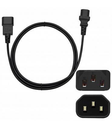 Kabel przedłużacz C13 C14 zasilający serwerowy 3m