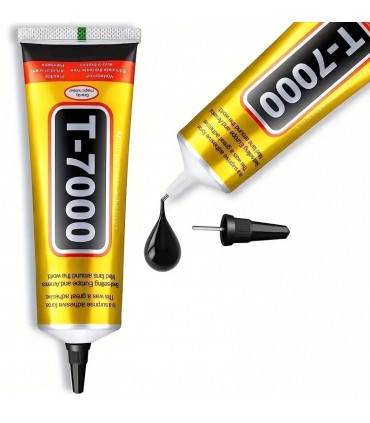 Klej montażowy T-7000 uniwersalny elektronika LCD Czarny 15 ml