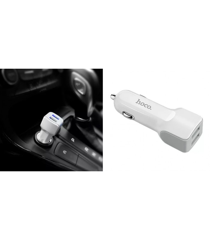 Ładowarka samochodowa 2x USB 12W HOCO Z23