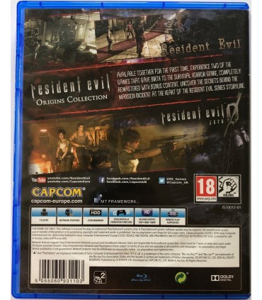 Resident Evil Origins Collection PS4
