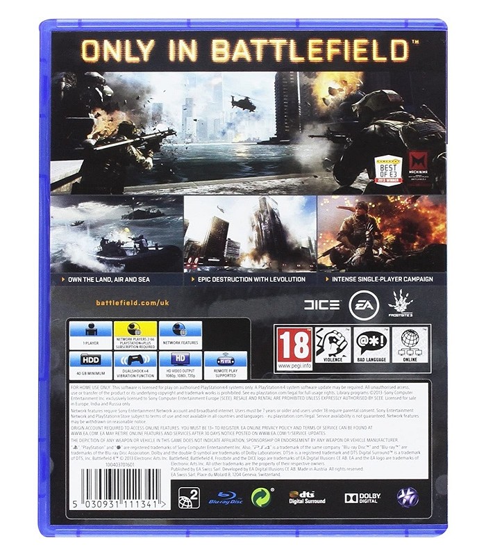Battlefield 4 PS4 PL