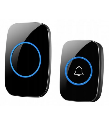 Dzwonek do drzwi bezprzewodowy na baterie wodoodporny * IP44 Głośny