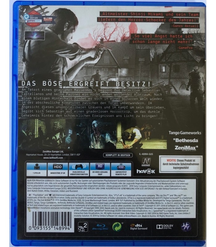 The Evil Within PS4