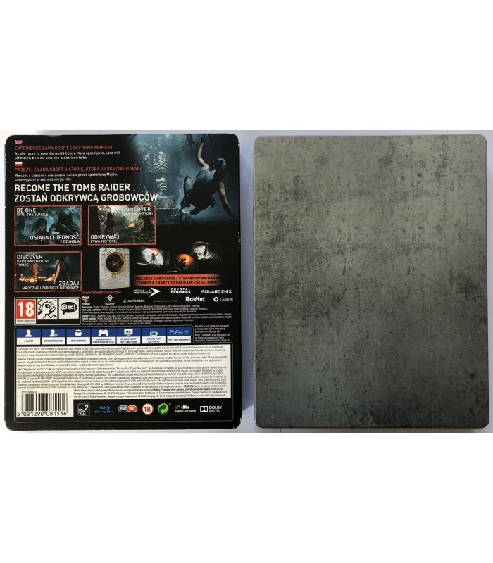 Shadow of The Tomb Raider PS4 PL Steelbook