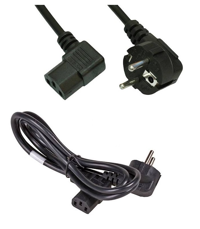 Kabel zasilający PC Monitor Przewód 3m Kątowy