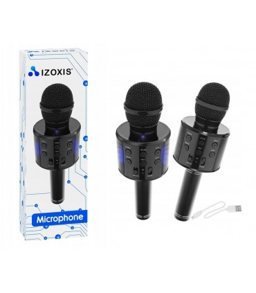 Mikrofon karaoke z głośnikiem Bluetooth 4.0 czarny
