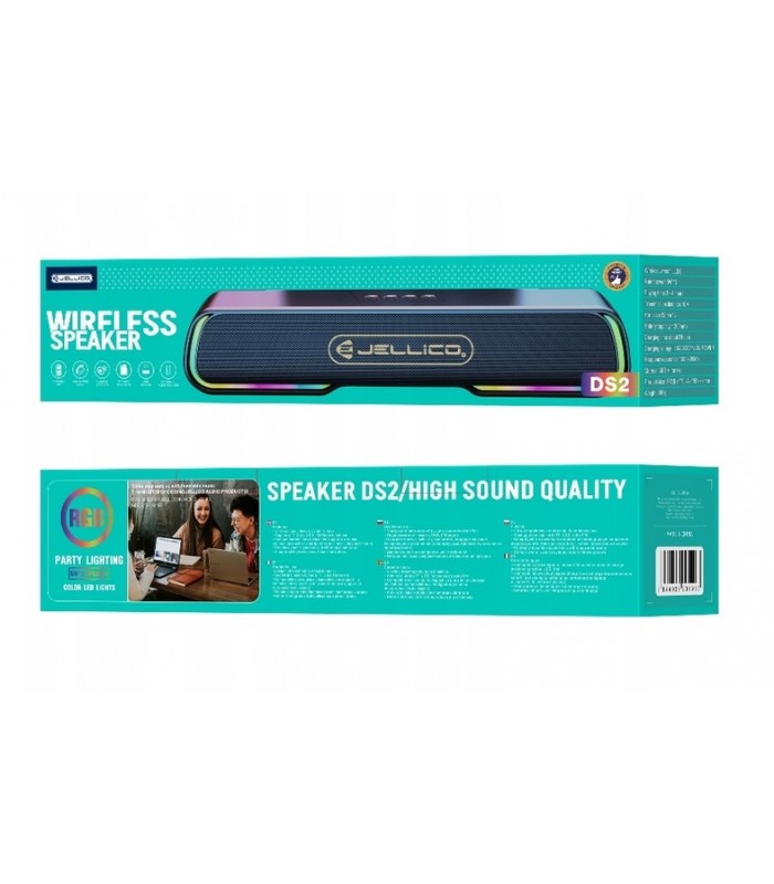 Bezprzewodowy Głośnik Bluetooth Radio Jellico DS2 * Muza Gry Super 