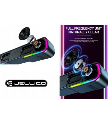 Bezprzewodowy Głośnik Bluetooth Radio Jellico DS2 * Muza Gry Super 