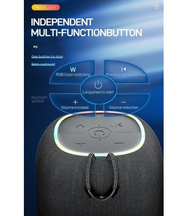 Głośnik Bluetooth Radio FM HIFI 5,4W Jellico DS3 * Super Jakość