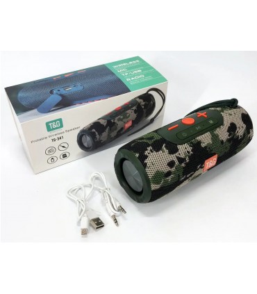 Przenośny Głośnik Bluetooth TG-341 Radio 2x5W Moro