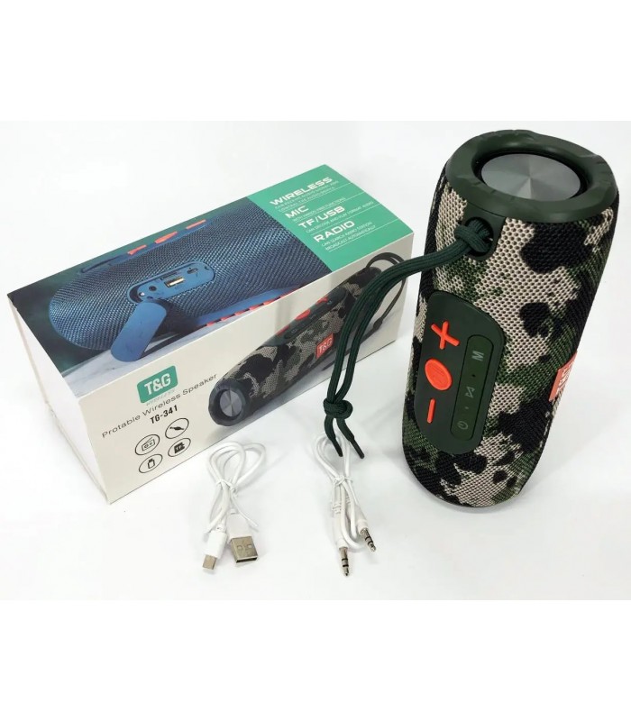 Przenośny Głośnik Bluetooth TG-341 Radio 2x5W Moro