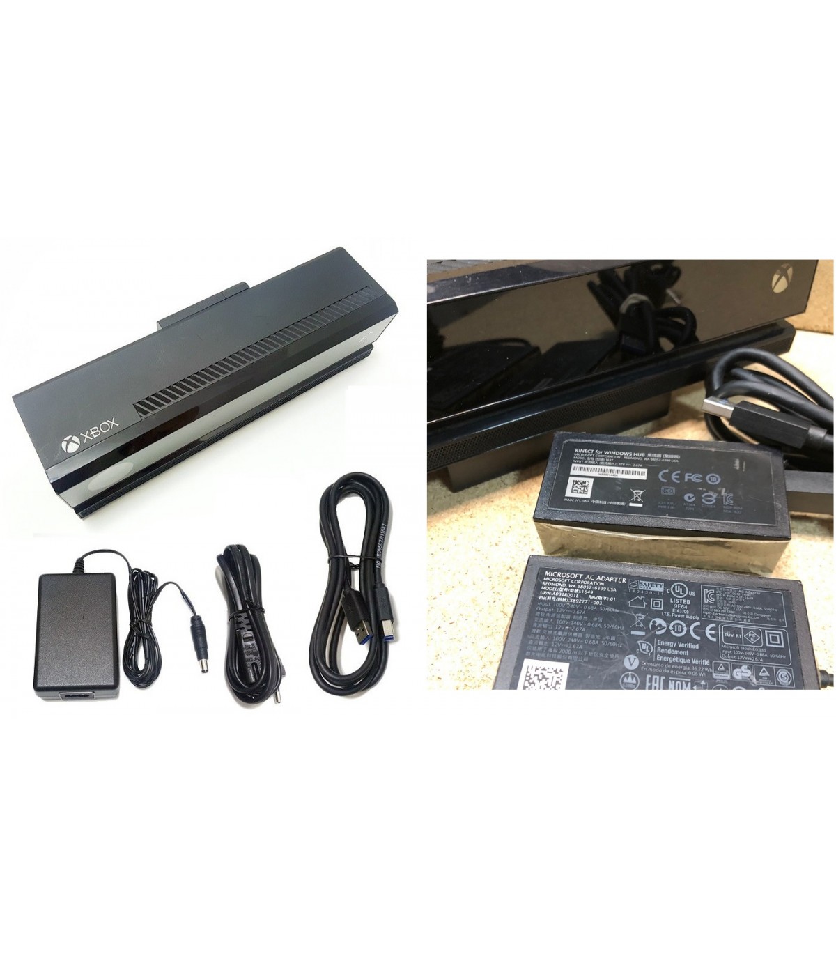 Pack Xbox One 500 Go + Xbox One Capteur Kinect Noir + 2 jeux - Consoles