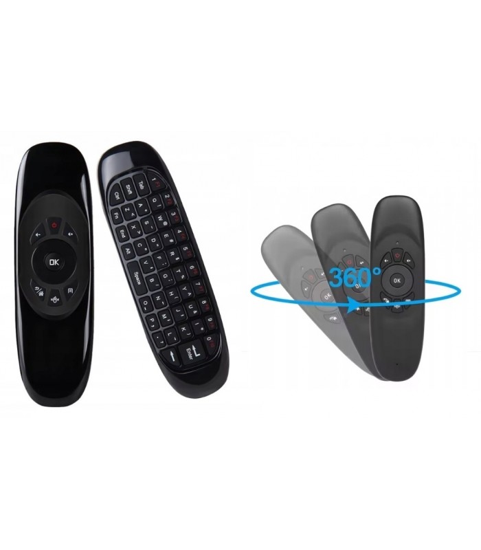 Pilot Smart TV USB 2,4GHz Klawiatura Mysz na Ruch