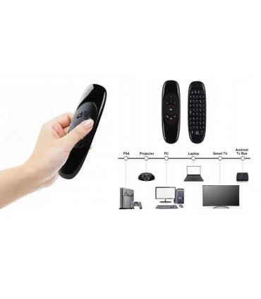 Pilot Smart TV USB 2,4GHz Klawiatura Mysz na Ruch