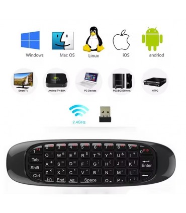 Pilot Smart TV USB 2,4GHz Klawiatura Mysz na Ruch