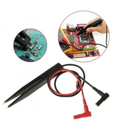 Pęseta pomiarowa do elementów SMD Krokodylki pomiaru elementów dyskretnych