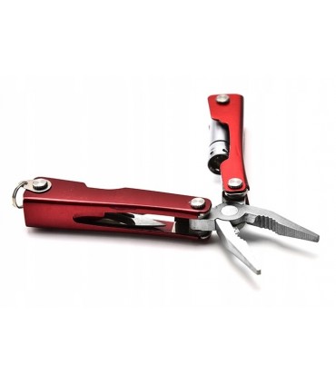 Mini Multitool 6w1 Nóż Scyzoryk Latarka Brelok