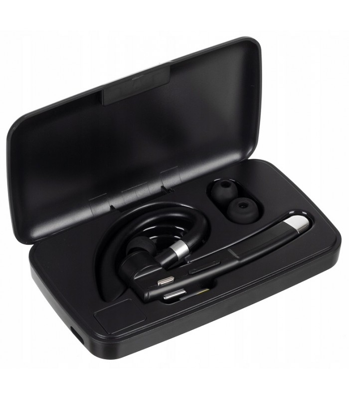 Słuchawka bezprzewodowa Bluetooth Zestaw Słuchawkowy Rozmów Powerbank Etui