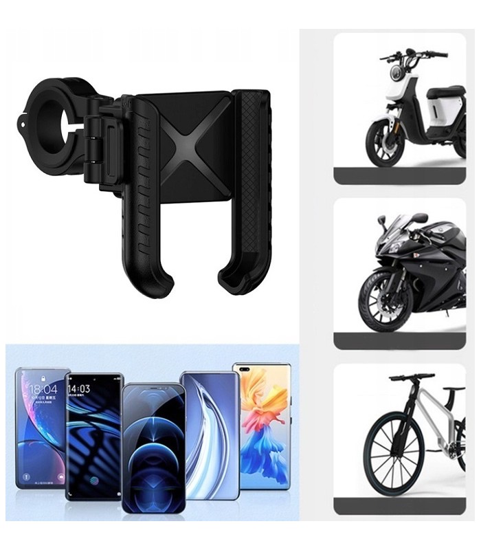 Uchwyt rowerowy do kierownicy na telefon smartfon Regulowany Skuter Rower