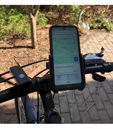 Uchwyt rowerowy do kierownicy na telefon smartfon Regulowany Skuter Rower