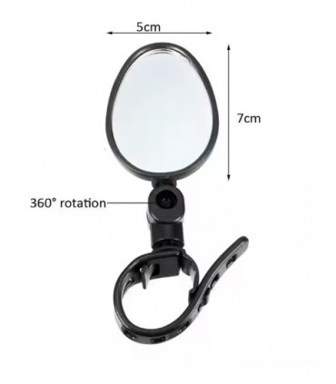 Zestaw dwóch lusterek rower Lusterko 2 szt. Uniwersalne