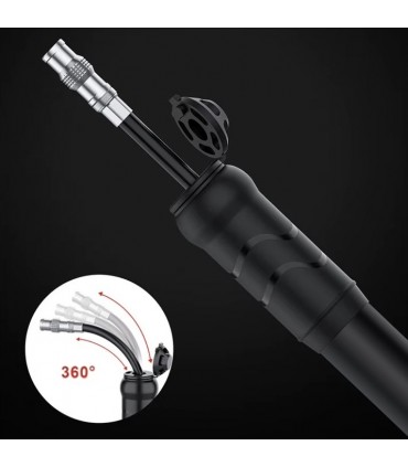 Mocna Pompka rowerowa 7 bar ręczna uniwersalna Presta Schrader  