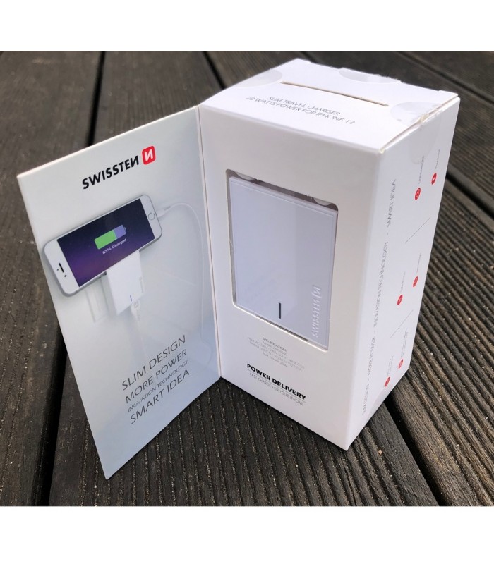 Szybka Ładowarka Sieciowa SWISSTEN USB-C PD 20W