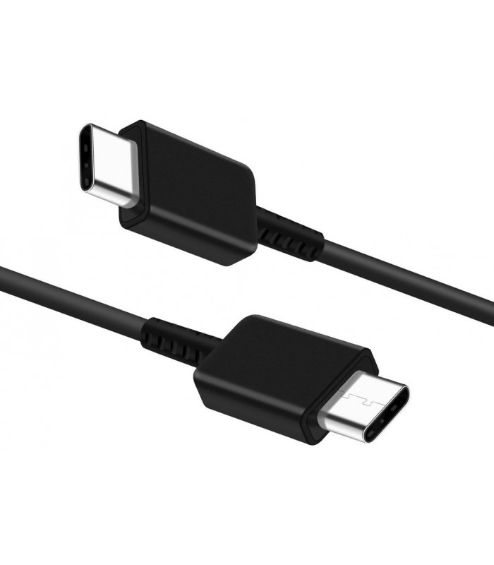 Oryg. Kabel Samsung 2x USB-C 3A 25W 45W 1m Czarny