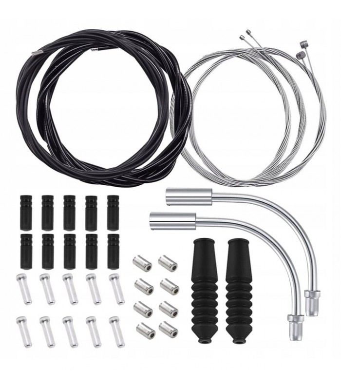 Duży zestaw Linek Pancerzy hamulce przerzutki rower Serwis rowerowy